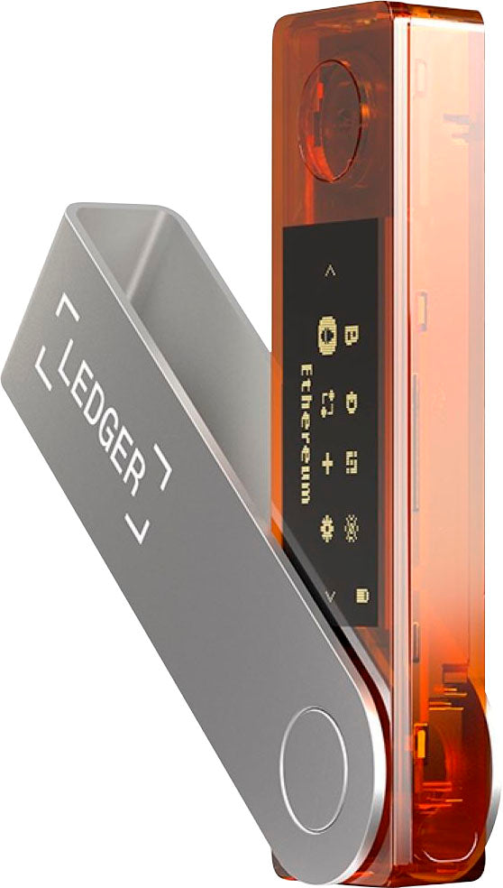 Ledger Nano X Hardware Wallet  Purple - Orange - Black